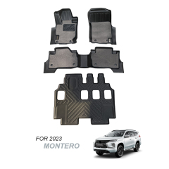 Factory Car Carpet 5D Floor Mats for Mitsubishi Montero 2023