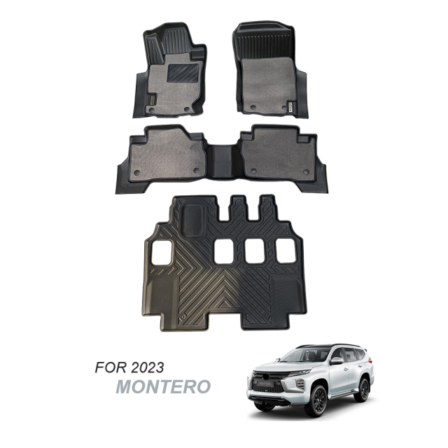 Factory Car Carpet 5D Floor Mats for Mitsubishi Montero 2023