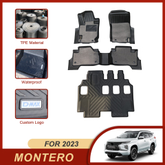 Factory Car Carpet 5D Floor Mats for Mitsubishi Montero 2023