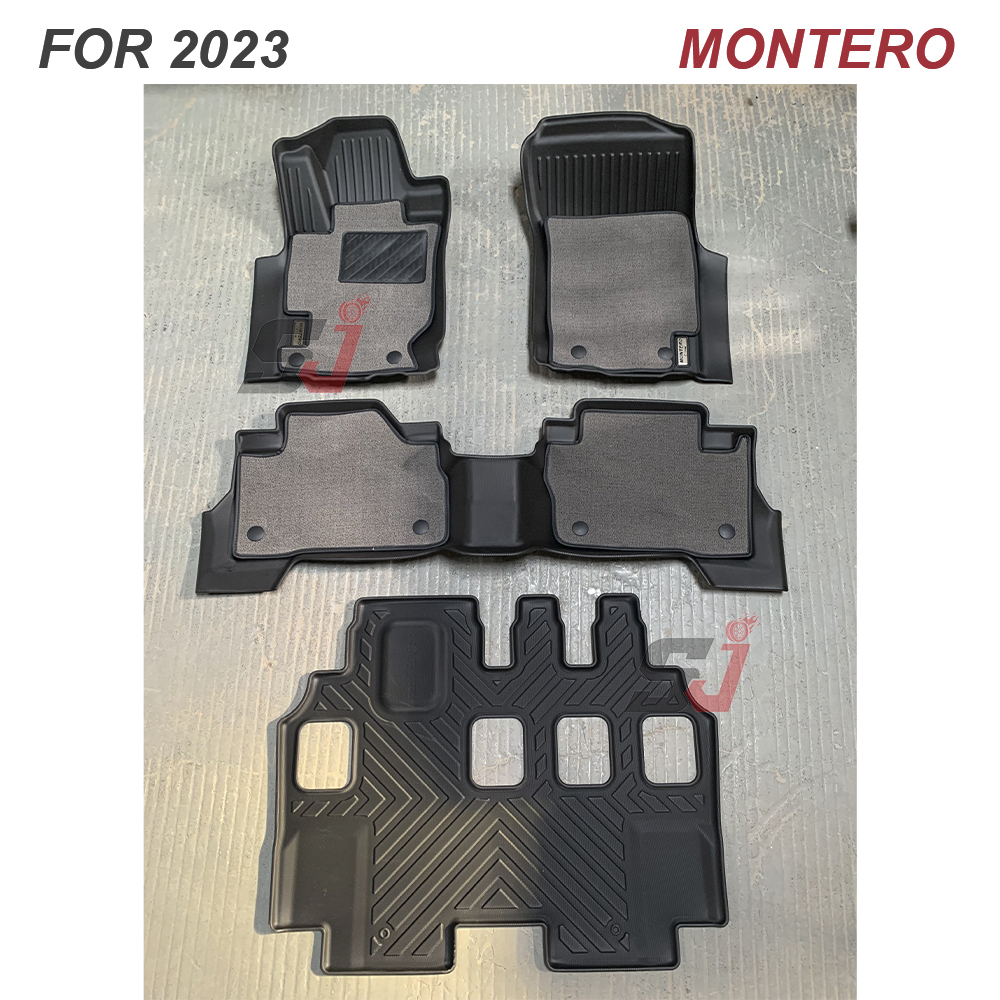 Factory Car Carpet 5D Floor Mats for Mitsubishi Montero 2023