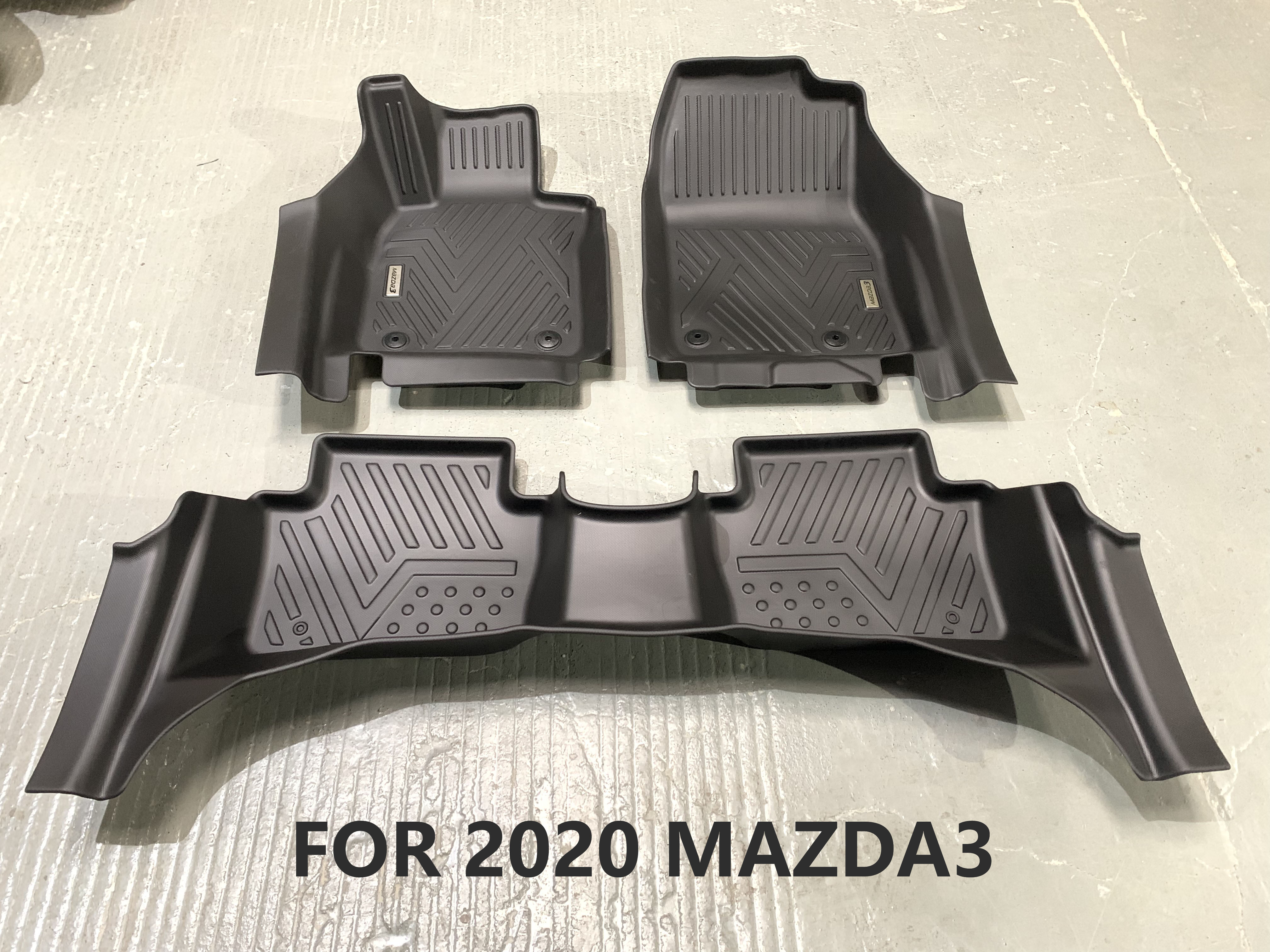 5D Deep Dish Matting Car Mats for Mazda 3 2014-2019 2020