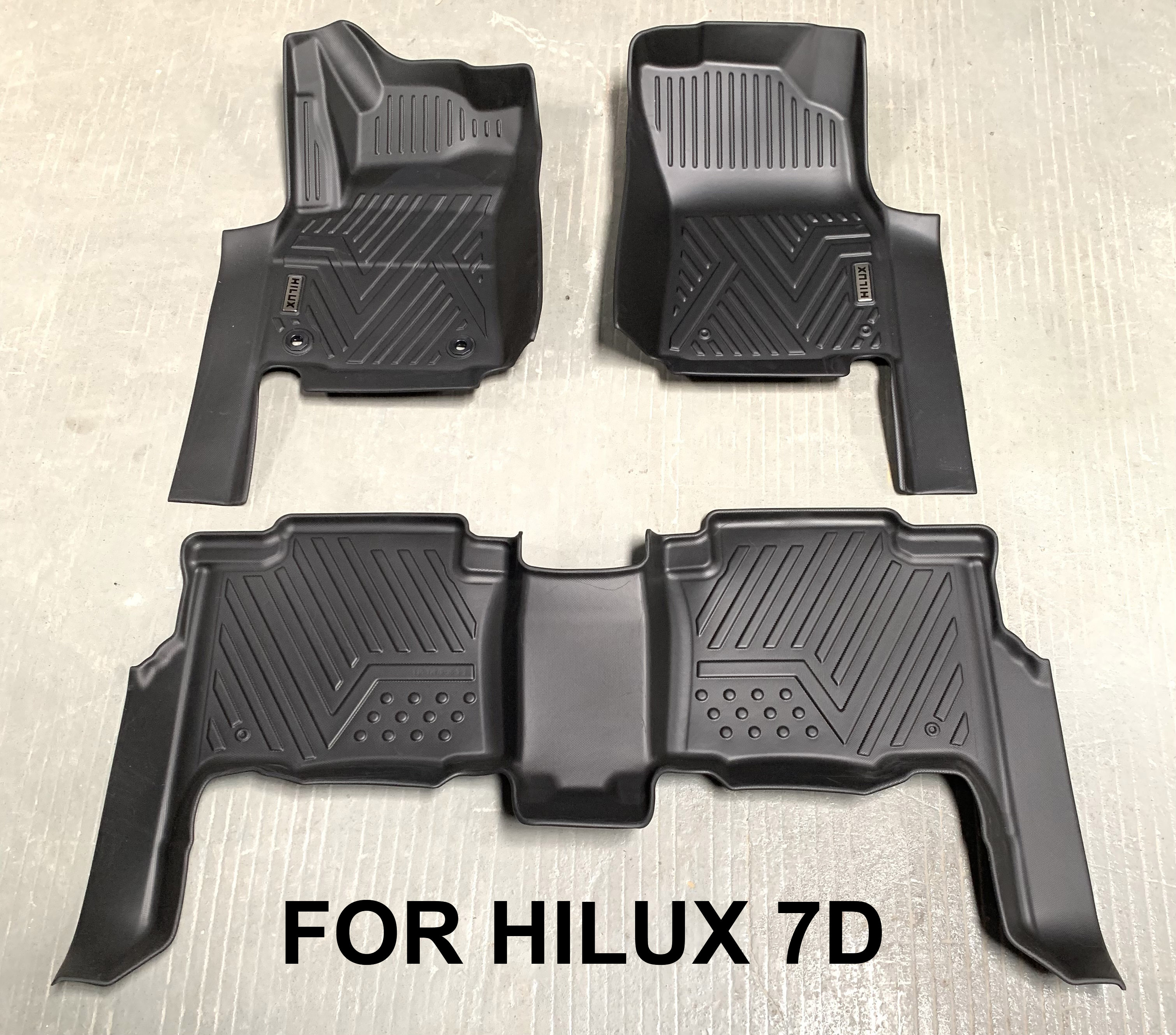 Wholesale Custom 5D Car Carpet Floor Mats for Toyota Hilux Revo