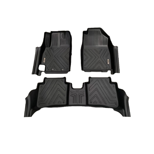 Premium Rubber Car Floor Mats 3 Pieces for Hyundai Accent 2024