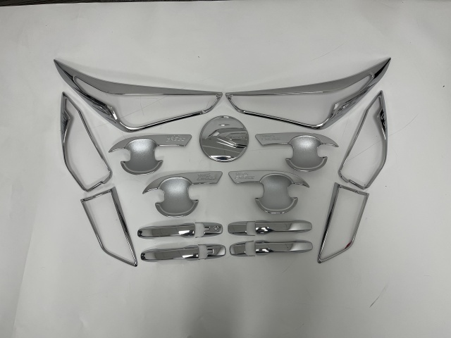 Car Exterior Garnish Chrome Body Kits for Toyota Yaris Cross 2023