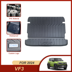Car Trunk Mats 2 Pieces Set Suitable for Vinfast VF3 2024