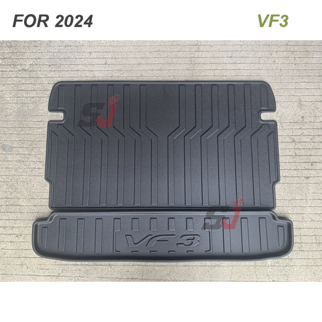 Car Trunk Mats 2 Pieces Set Suitable for Vinfast VF3 2024