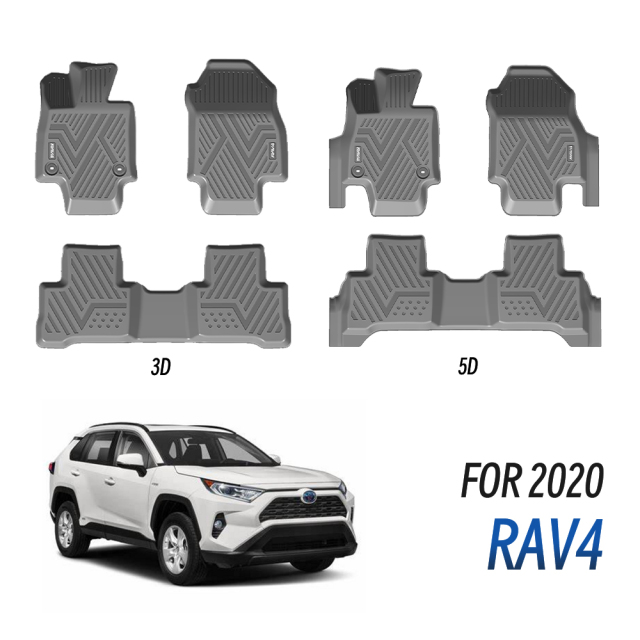OEM Custom 3D&5D Car Floor Mats for Toyota RAV4 2020