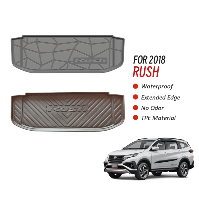 Custom Car Trunk Mats for Toyota Rush 2018