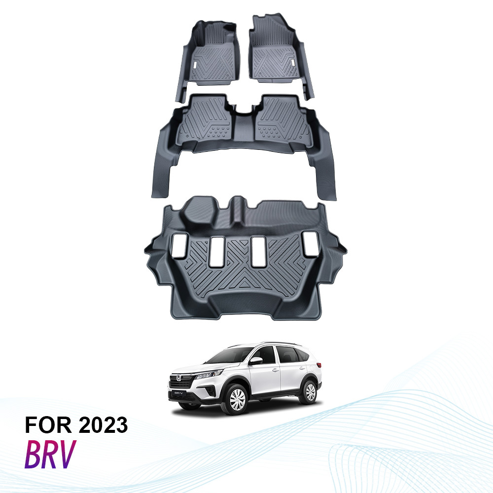 7D Full Coverage Car Floor Mats for Honda BRV 2023