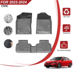 3D Car Floor Liner Mats for Honda Civic 2022-2024