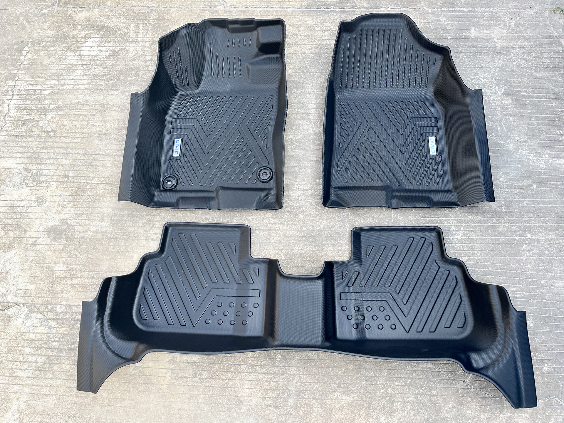 Custom-fit 5D Car Floor Mats for Honda Civic 2022-2024