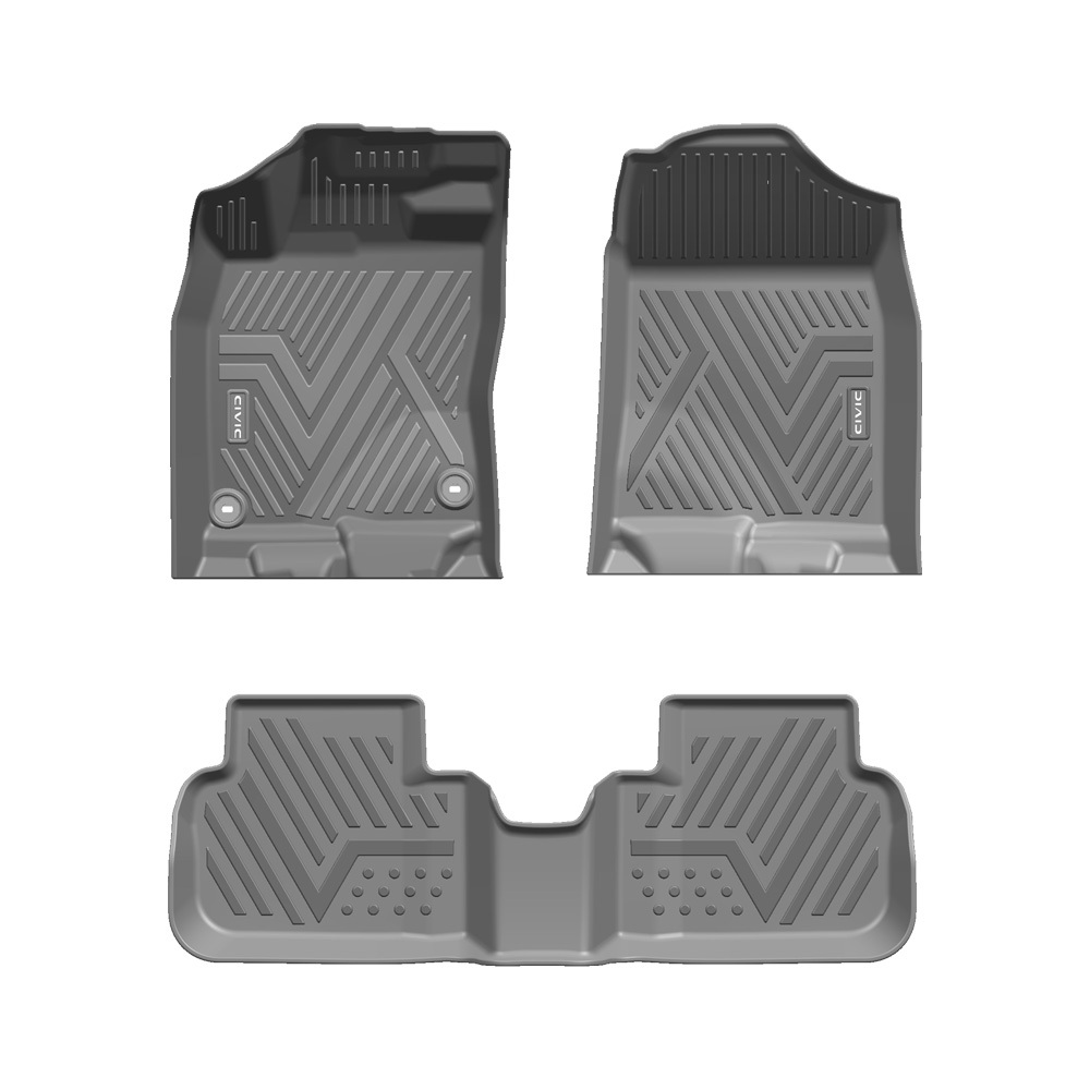 3D Car Floor Liner Mats for Honda Civic 2022-2024
