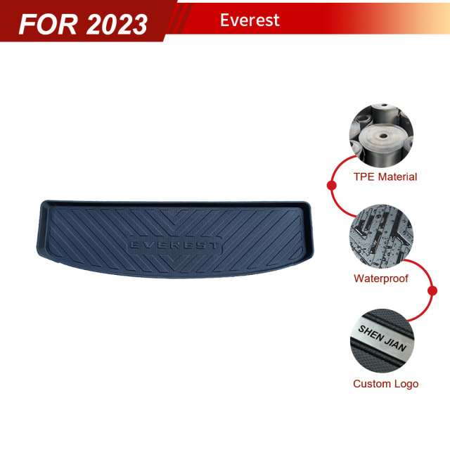 Car Mats Trunk Tray for Ford Everest 2023