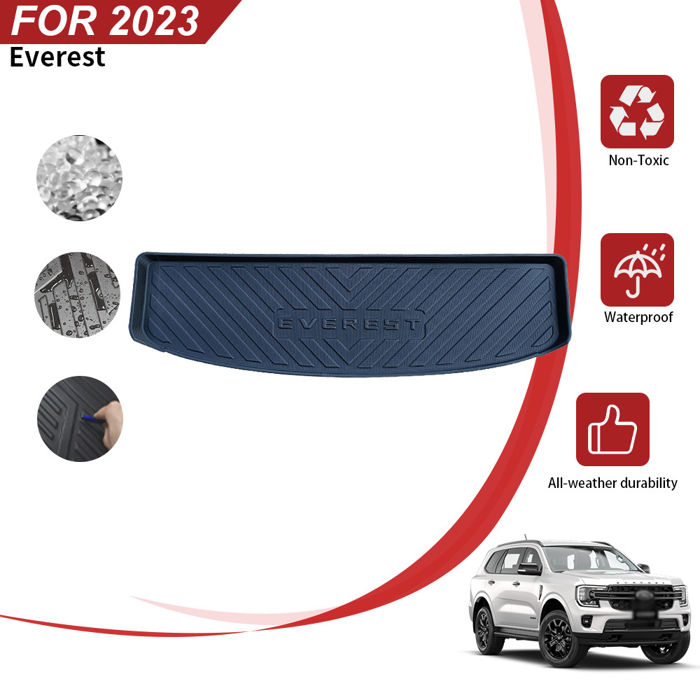 Car Mats Trunk Tray for Ford Everest 2023