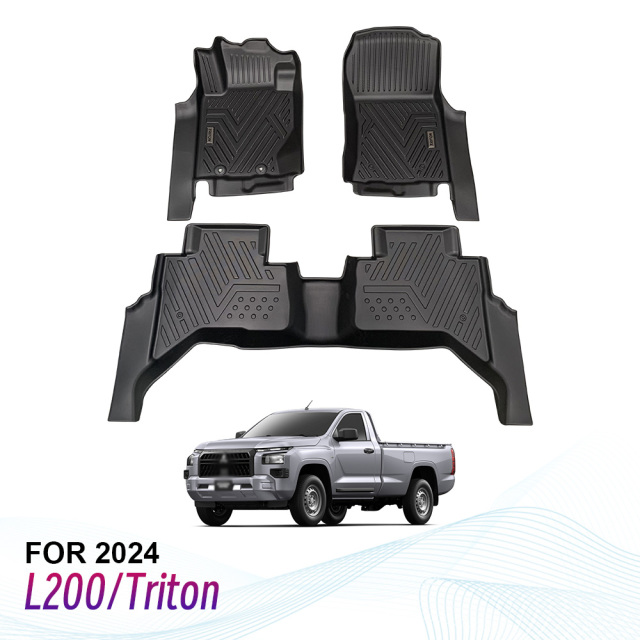 5D Car Floor Mats for Mitsubishi L200 Triton 2024