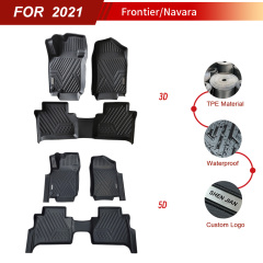 Factory Custom Car Floor Mats for Nissan Frontier Navara 2021