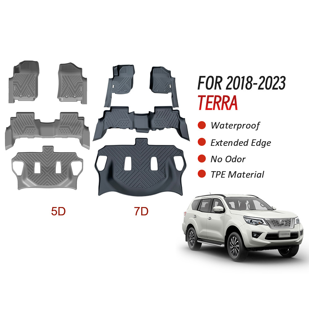 Custom Car Floor Mats Supplier Deep Dish Matting for Terra 2018-2023
