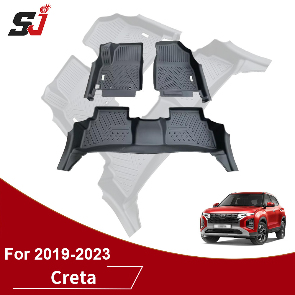 Custom 5D Car Floor Mats for Hyundai Creta 2019-2023