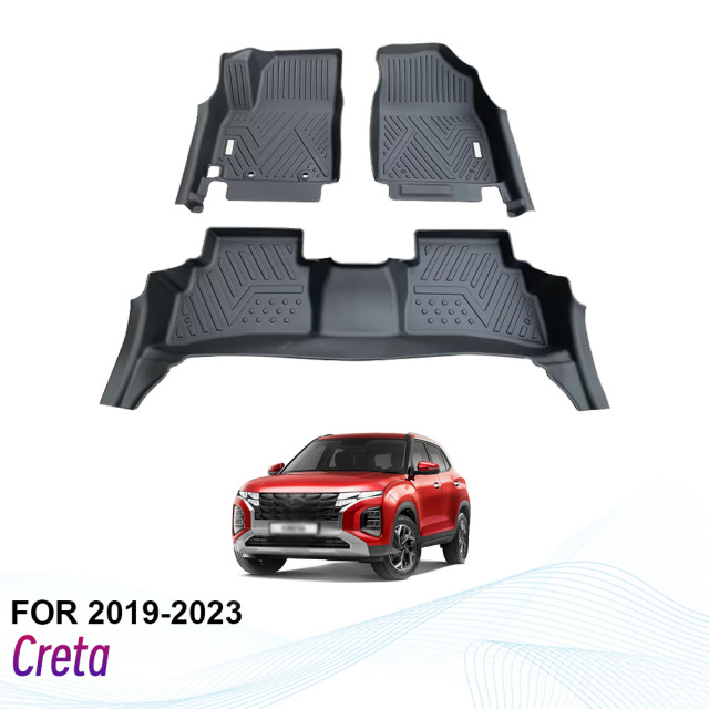 Custom 5D Car Floor Mats for Hyundai Creta 2019-2023