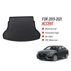 Car Mats Manufacturer Rear Trunk Mat for Hyundai Accent 2019