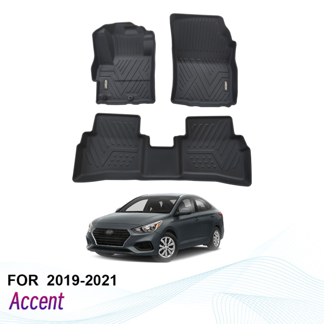 All Weather Car Floor Mats Supplier for Hyundai Accent 2019