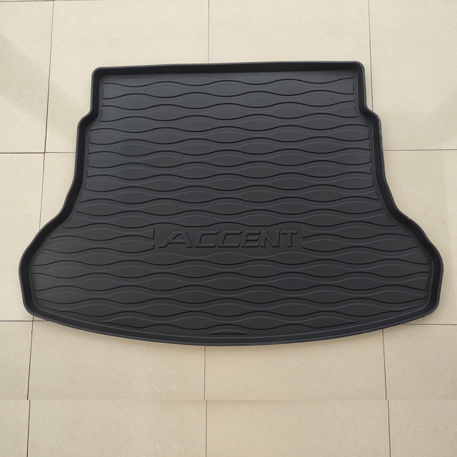 Car Mats Manufacturer Rear Trunk Mat for Hyundai Accent 2019