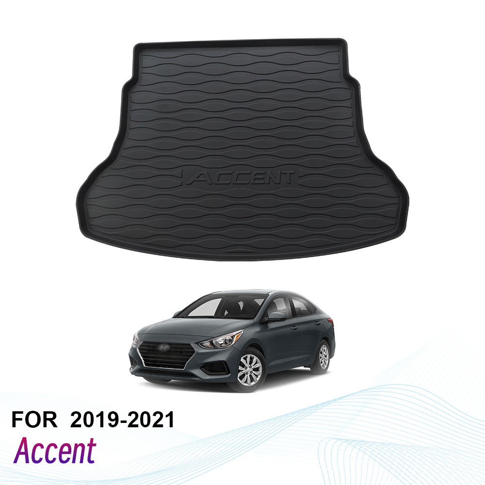 Car Mats Manufacturer Rear Trunk Mat for Hyundai Accent 2019