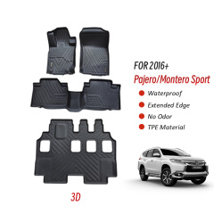 Car Floor Mats for Mitsubishi Pajero/Montero Sport 2016+