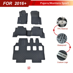 Car Floor Mats for Mitsubishi Pajero/Montero Sport 2016+