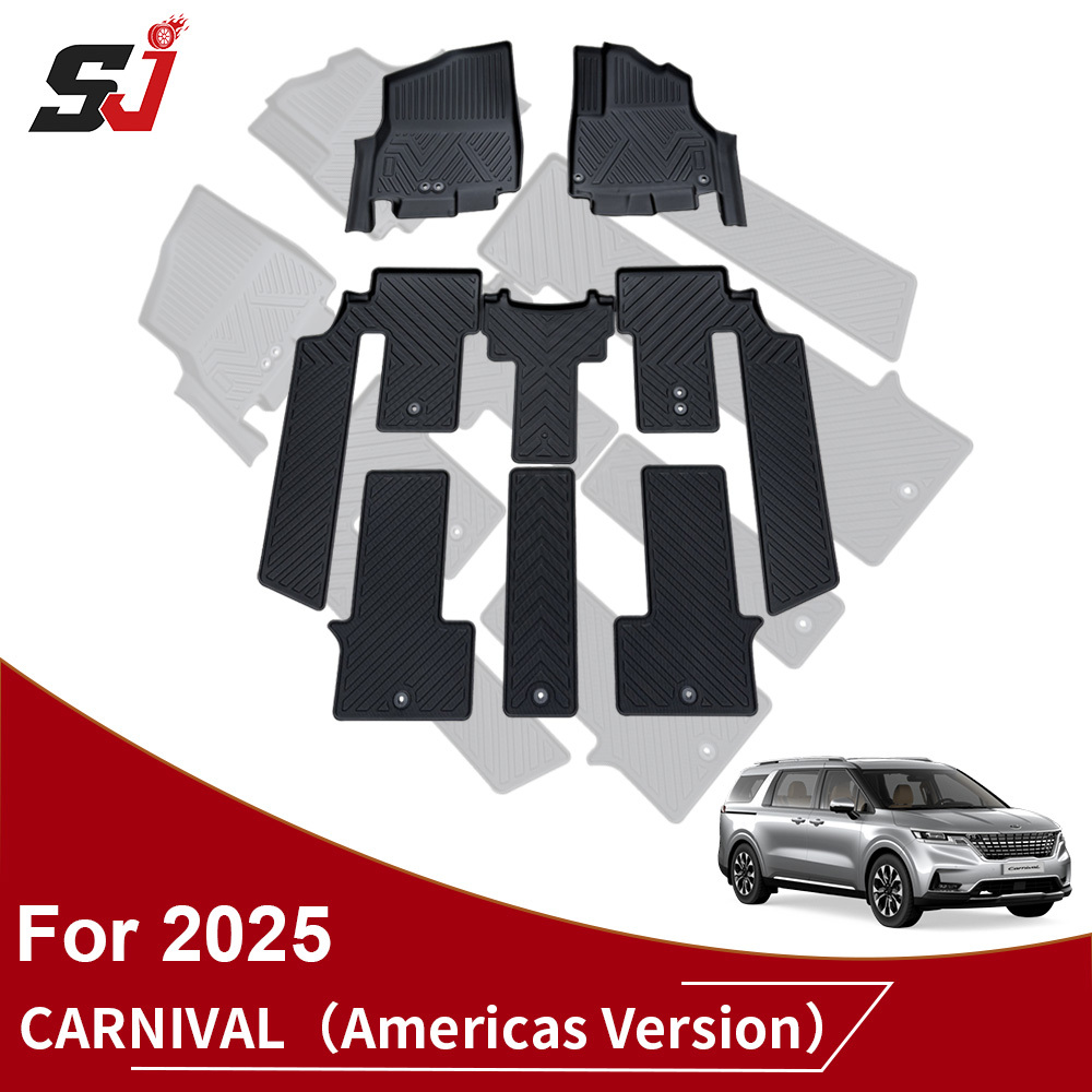 Wholesale Custom Car Floor Mats for Kia Carnival 2021-2025