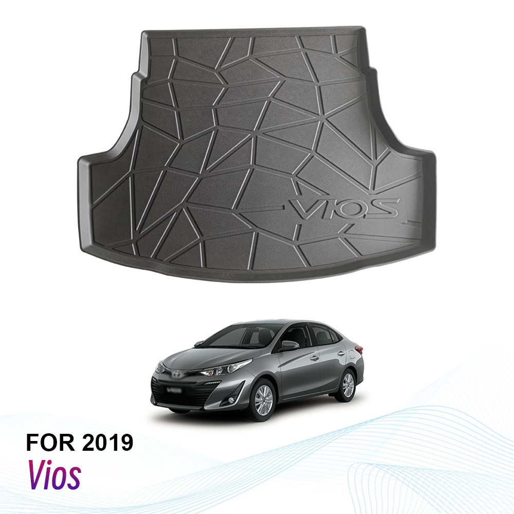 Custom Car Trunk Mat Cargo Liner for Toyota Vios 2019