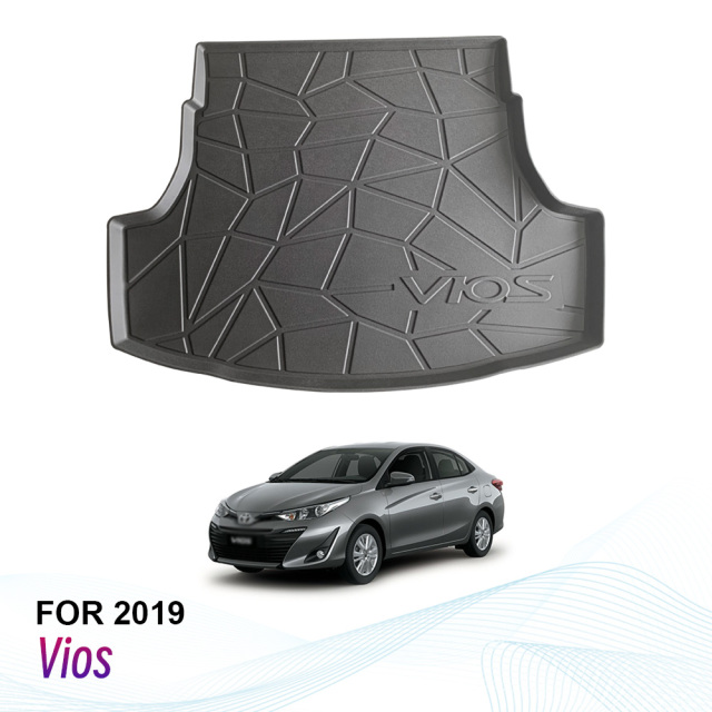 Custom Car Trunk Mat Cargo Liner for Toyota Vios 2019