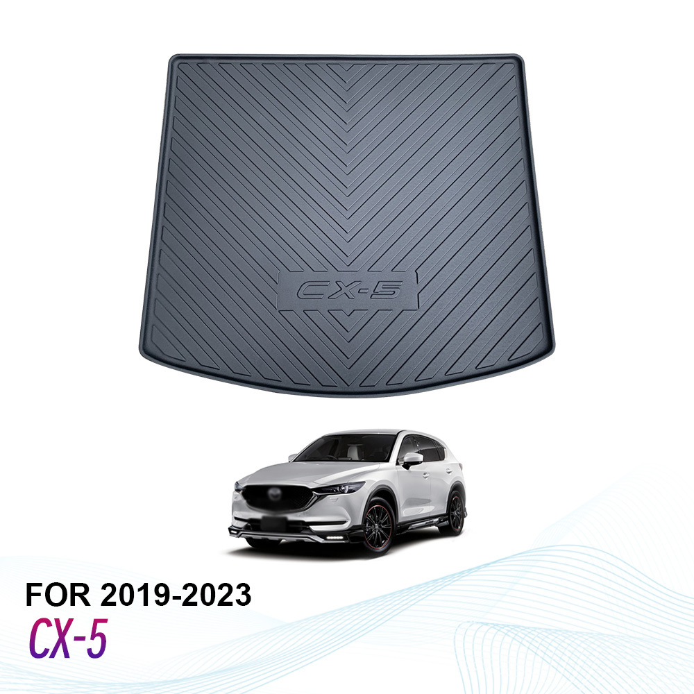 All-Weather Car Trunk Cargo Mats Boot Liners for Mazda CX5 2019-2023