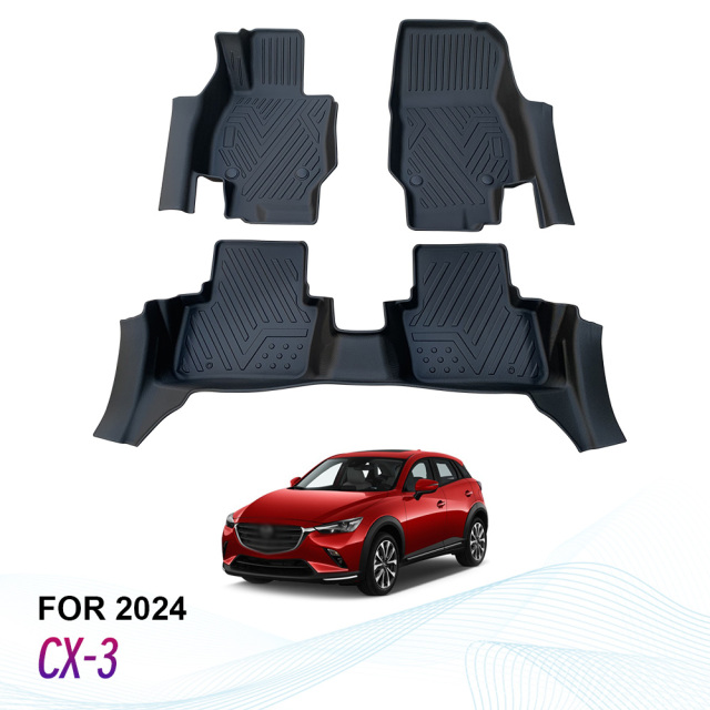 Factory Wholesale Car Floor Foot Mats for Mazda CX3 2024