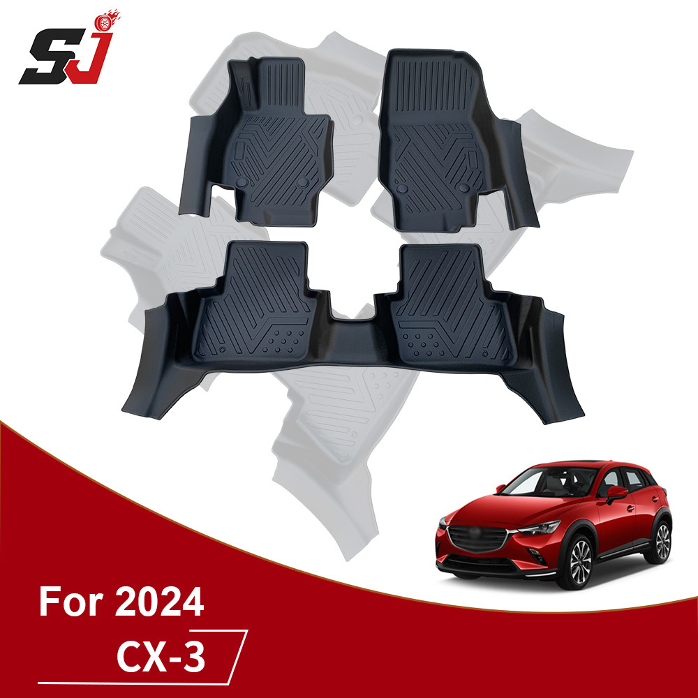 Factory Wholesale Car Floor Foot Mats for Mazda CX3 2024