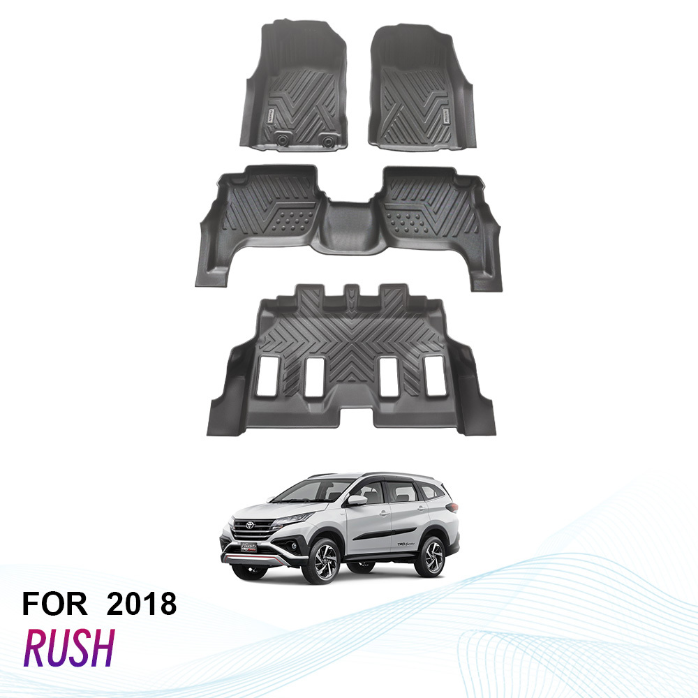 Factory Wholesale 5D Car Mats 4 Pieces for Toyota Rush 2018