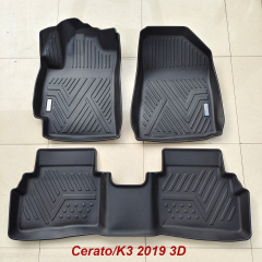 5D Car Floor Mats Custom Logo for Kia Cerato/K3 2019