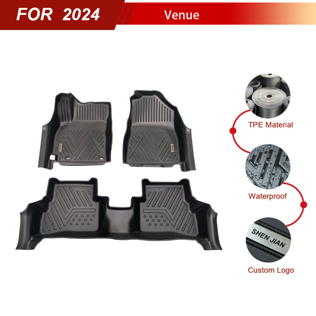 Custom Car Floor Mats for Hyundai Venue 2024