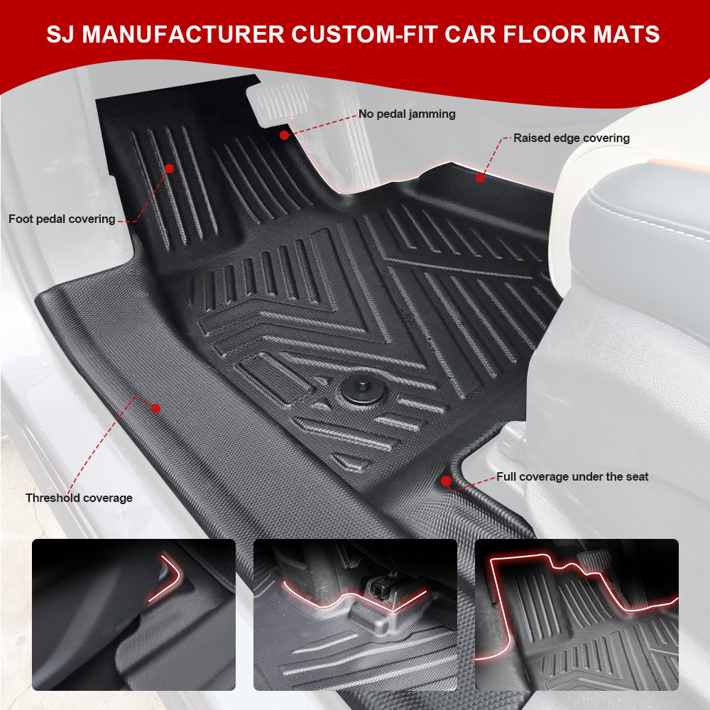 Factory Direct 5D Car Floor Mats Carpet for Toyota Raize 2021