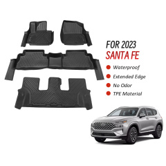 All Weather Car Floor Mats for Hyundai Santa Fe 2023/2024