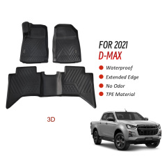 Custom Car Floor Mats for Isuzu D-MAX 2021