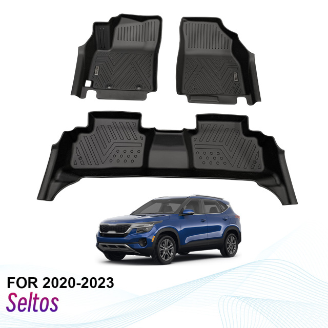 All Weather Car Floor Mats for Kia Seltos 2020-2023