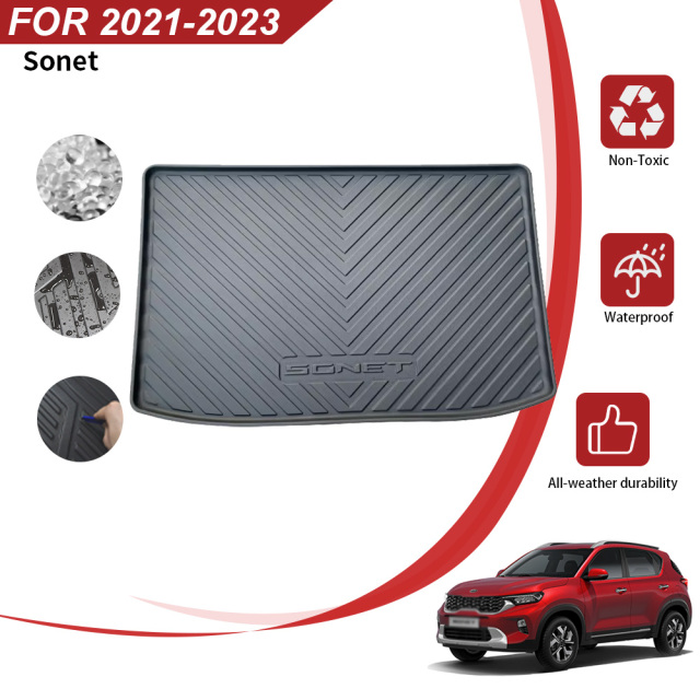 Wholesale Car Trunk Mats Boot Liners for Kia Sonet 2021-2023