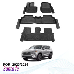 All Weather Car Floor Mats for Hyundai Santa Fe 2023/2024