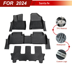 All Weather Car Floor Mats for Hyundai Santa Fe 2023/2024
