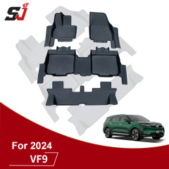 High Quality Car Floor Mats 4 Pieces for Vinfast VF9 2024