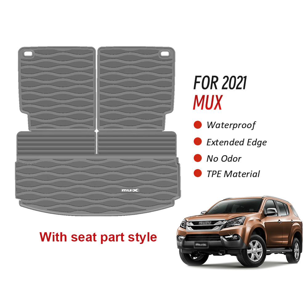 Custom Car Boot Liners Mats for Isuzu Mux 2021