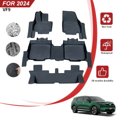 High Quality Car Floor Mats 4 Pieces for Vinfast VF9 2024