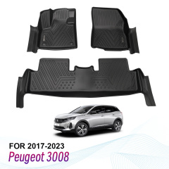 High Quality TPE 5D Car Floor Mats for Peugeot 3008