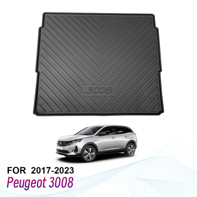 Car Boot Liner Trunk Mats for Peugeot 3008 2017-2023